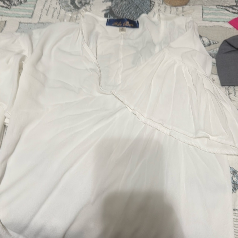 Ivory crepe top